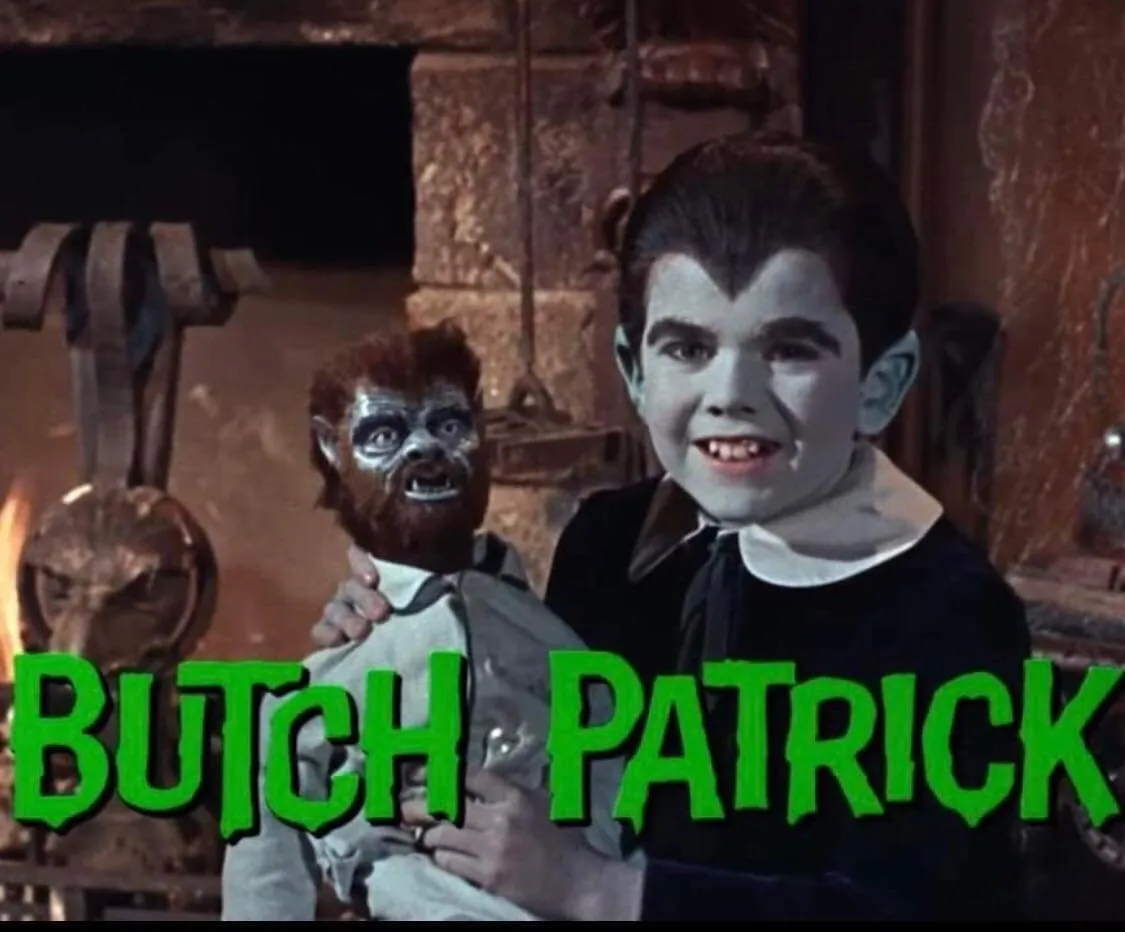 Butch patrick and his monster doll in the tv show